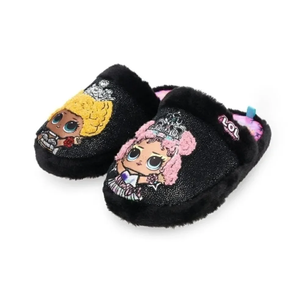 Little Girl LoL Surprise! Graphic Comfy Lounge Slippers Shoes Size 2/3
